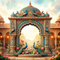 Back Drop India Mayur Dwar Mahotsav Krishna Janmashtami Decoration Backdrop