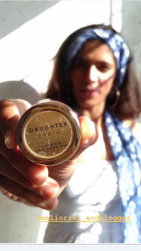 Daughter Earth 100% Vegan Vitamin-E Lip & Cheek Tint | Original Pink