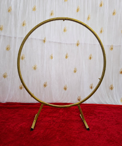 Alok Traders Metal Ring Stand 3x3 Feet - Round Backdrop Stand