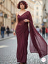 Vasthrlay Poly Georgette Designer Sareea