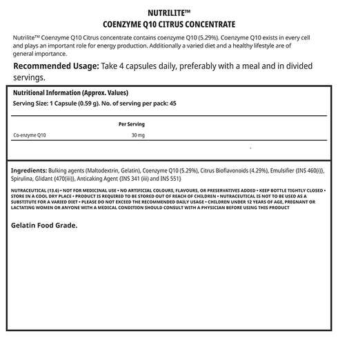 Nutrilite Coenzyme Q10 Citrus Concentrate