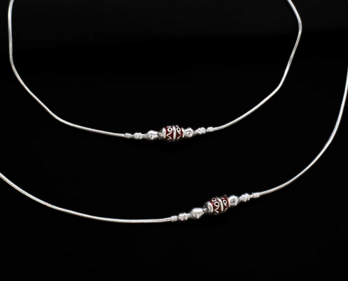 Premium Quality Real Silver Anklet for Women
