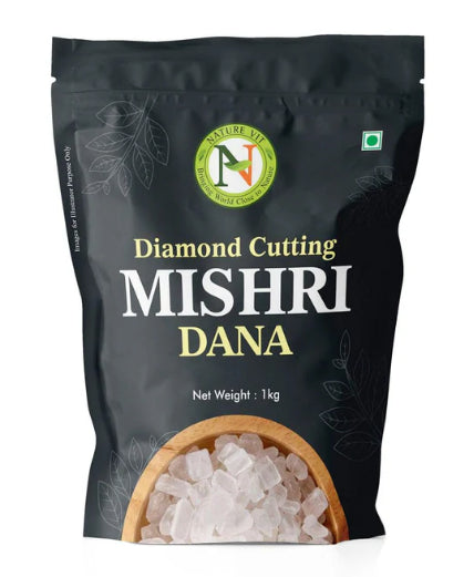 NatureVit Mishri Dana Diamond Cut Sugar Crystals