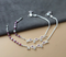 Real Silver Indian women unique trendy pink CZ Anklets Ankle Pair