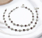 Amazing 925 Sterling Silver Pink CZ Oxidized Heart design payal Anklet Pair