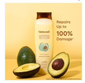 Naturali Damage Repair Shampoo with Moringa & Avocado