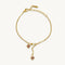 Palmonas Dainty Glow Sleek Heart Anklet