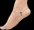 Beach wear 925 Sterling Silver Multi CZ Oxidised Anklet Pair