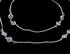 Real Silver Filigree Flower and Ball Chain Payal Anklet for Women