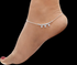 Boho Style Real Silver Payal Anklet Pair
