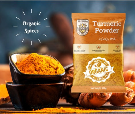 Sreshta Farms Organic Turmeric Powder