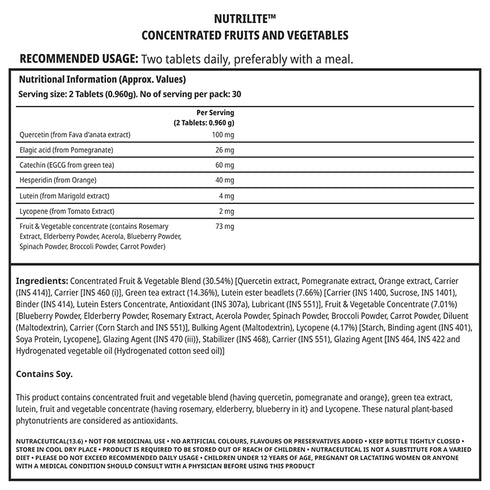 Nutrilite Concentrated Fruits And Vegetables