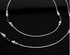 Daily Wear Real Sterling Silver Black Bead Anklet