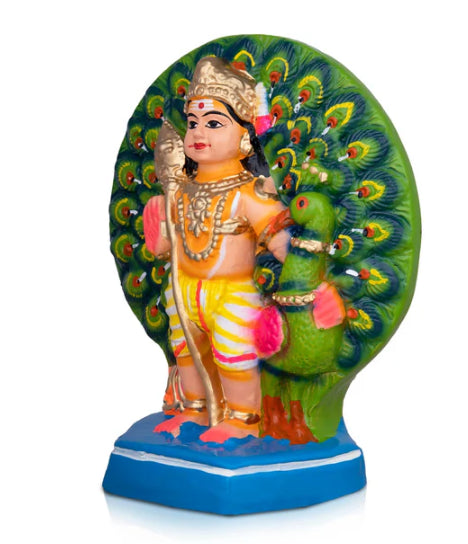 Giri Thogai Murugan Clay Golu Bommai