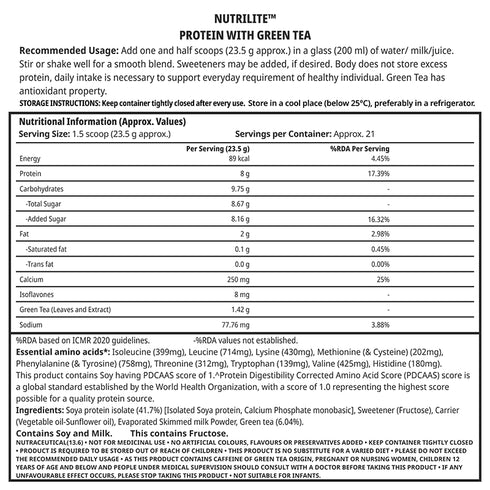 Nutrilite Protein With Green Tea