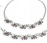 Cute 925 Sterling Silver orange white CZ Oxidized Elegant Butterfly women Anklet Pair