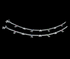 Real Sterling Silver women boho style Anklet Ankle Pair
