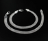 Exclusive 925 Sterling Silver Wheat chain Anklet Pair