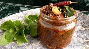 Prakruthi Pudhina Mint Pickle Andhra Style