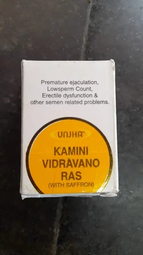 Unjha Kamini Vidravano Ras Tablet (with Saffron)