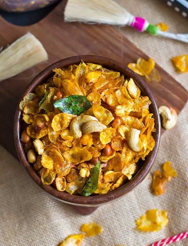 Joshi msala Corn Chivda