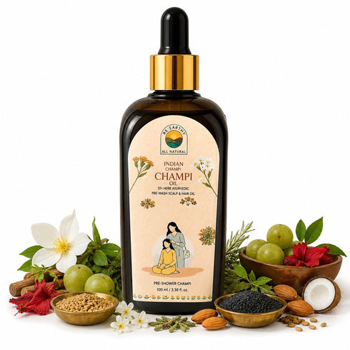 Indian Champi Oil | 12-Herb Ayurvedic Pre-Wash Hair Oil