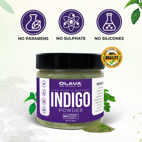 Indigo Powder - 100% Pure and Natural - No Ammonia - 150g