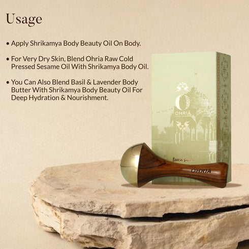 Ohria Ayurveda Kansa Body Massage Wand