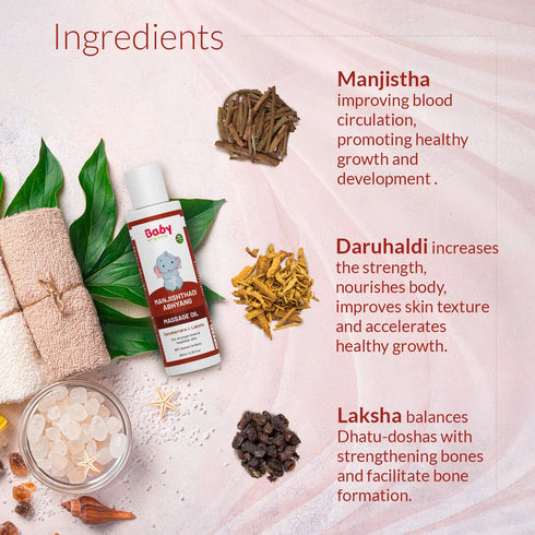 Babyorgano Manjishthadi Abhyang Massage Oil