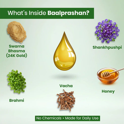 Babyorgano Baalprashan Swarnaprashan Drops