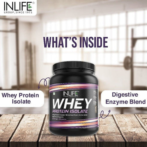 Inlife Whey Protein Isolate Powder | chocolate