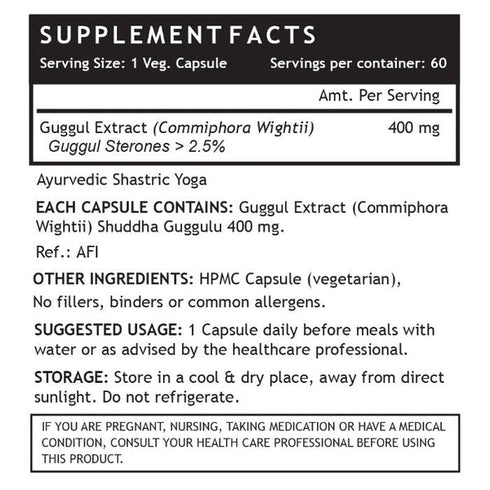 Inlife Guggul Extract 400mg Capsule