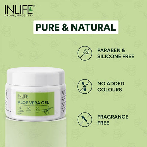 Inlife Aloe Vera Gel Paraben Free
