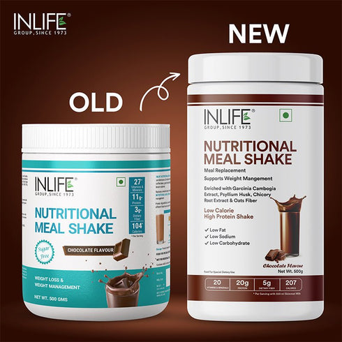 Inlife Nutritional Meal Shake Powder Chocolate Flavour