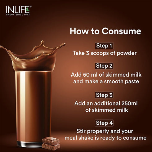 Inlife Nutritional Meal Shake Powder Chocolate Flavour