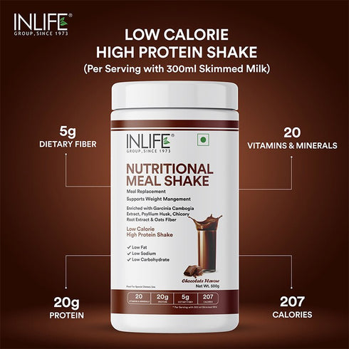 Inlife Nutritional Meal Shake Powder Chocolate Flavour