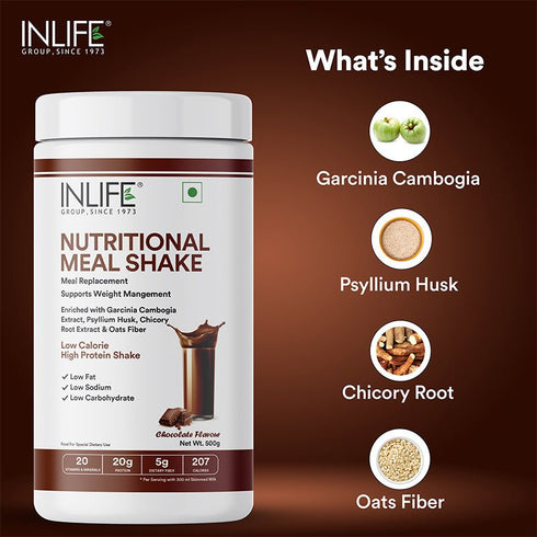Inlife Nutritional Meal Shake Powder Chocolate Flavour