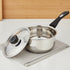 Vinod DONIV Stainless Steel Sorrento Sandwich Bottom Saucepan with Steel Lid 2200 ml 18 cm Induction Ready and Dishwasher safe