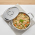 Vinod Doniv Titanium Triply Stainless Steel Kadhai with Steel Lid 20 cm Capacity 1.65 Liter Induction Friendly