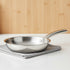 Vinod Claro Heavy Gauge Stainless Steel Fry Pan Plain with 1.5 mm Thickness 1000 ml