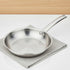 Vinod Claro Heavy Gauge Stainless Steel Fry Pan Plain with 1.5 mm Thickness 1000 ml