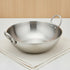 Vinod Claro Heavy Gauge Stainless Steel Kadai Plain 2.5 mm 1700 ml