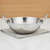 Vinod Claro Heavy Gauge Stainless Steel Plain Kadai 2.5 mm 800 ml