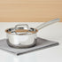 Vinod Doniv Stainless Steel Majestic Sandwich Bottom Sauce Pan 2.2 Liter 18 cms Induction Friendly