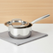 Vinod Doniv Stainless Steel Majestic Sandwich Bottom Sauce Pan 2.2 Liter 18 cms Induction Friendly