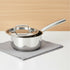 Vinod Doniv Stainless Steel Majestic Sandwich Bottom Sauce Pan 1.5 Liter 16 cms Induction Friendly