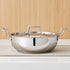 Vinod Doniv Stainless Steel Majestic Sandwich Bottom Kadai with Steel Lid 4 Liter 26 cms Induction Friendly