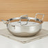 Vinod Doniv Stainless Steel Majestic Sandwich Bottom Kadai with Steel Lid 4.8 Liter 28 cm Induction Friendly