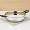 Vinod DONIV Stainless Steel Sorrento Sandwich Bottom Kadai with Steel Lid 24 cm Capacity 3.5 Liter Induction Friendly