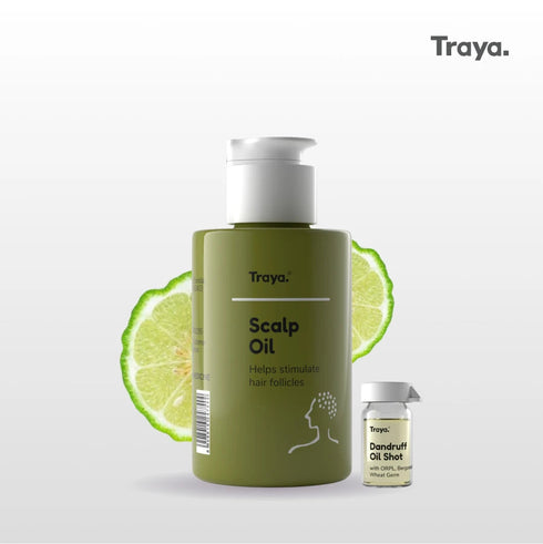 Traya Scalp Oil with Dandruff Therapy Booster Shots